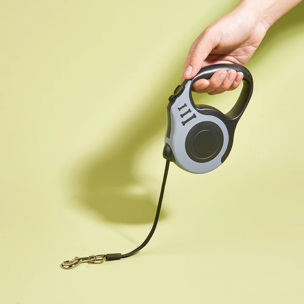 Pawmi™ FlexLeash – Retractable Nylon Dog Leash for Safe & Comfortable Walks