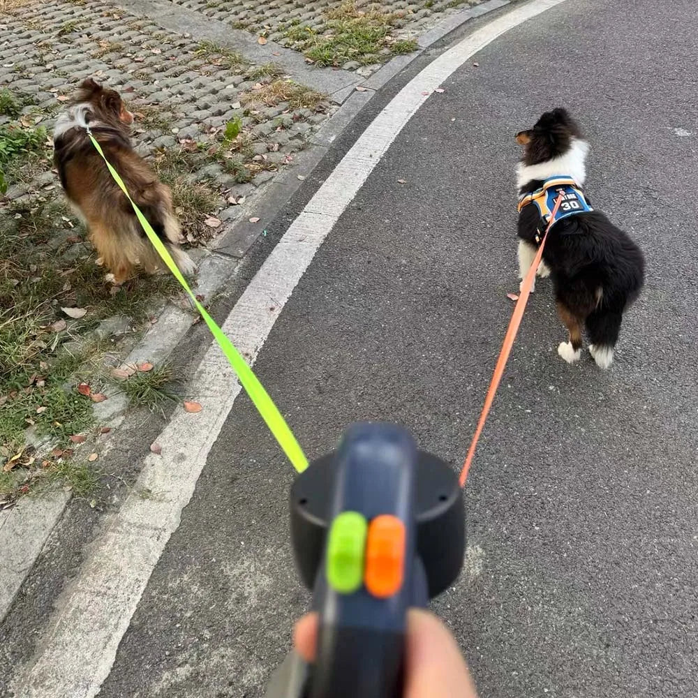 P-A-W-M-I Dual Dog Leash – No Tangles, All Control