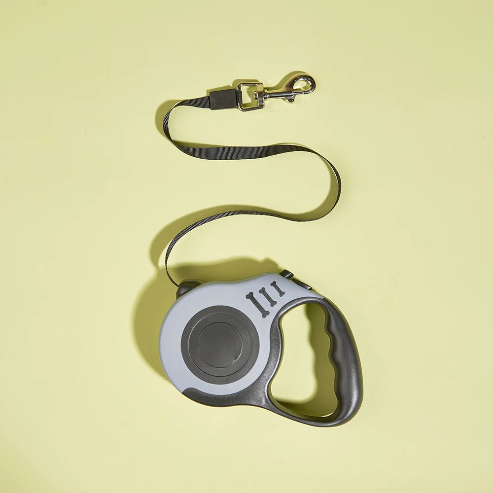 Pawmi™ FlexLeash – Retractable Nylon Dog Leash for Safe & Comfortable Walks