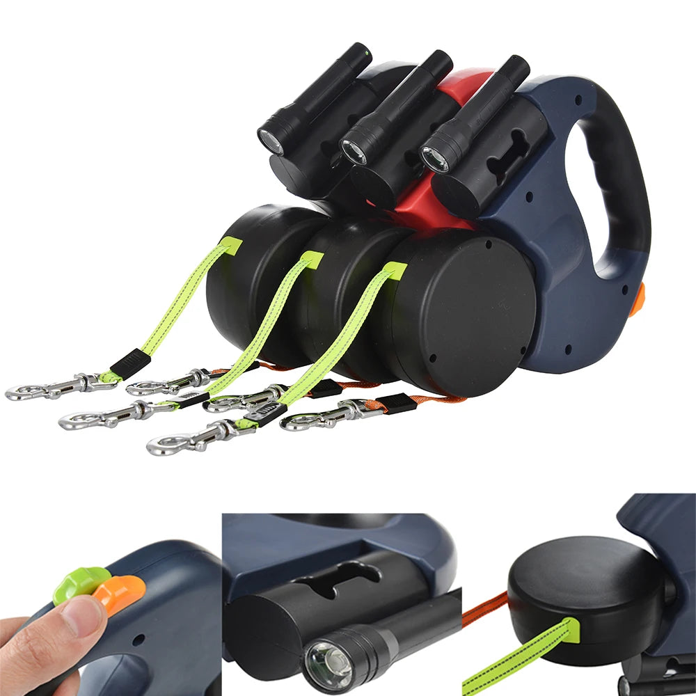 P-A-W-M-I Dual Dog Leash – No Tangles, All Control