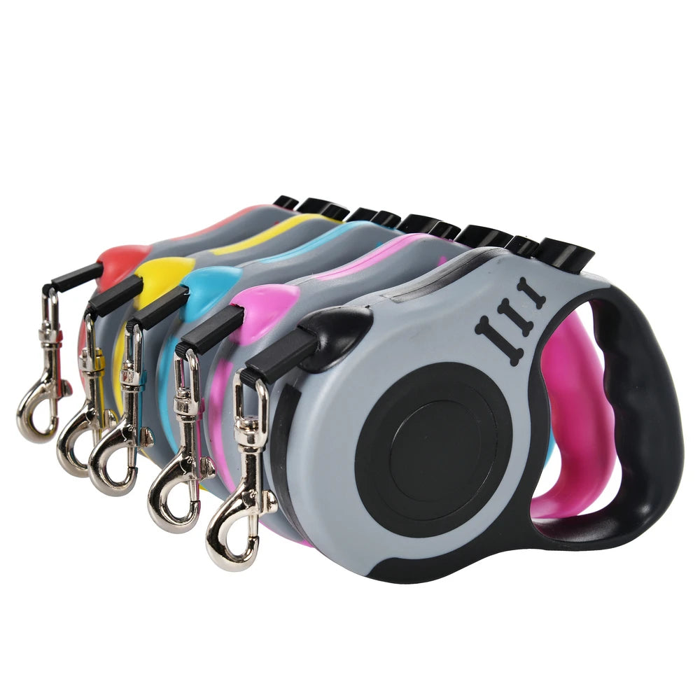 Pawmi™ FlexLeash – Retractable Nylon Dog Leash for Safe & Comfortable Walks