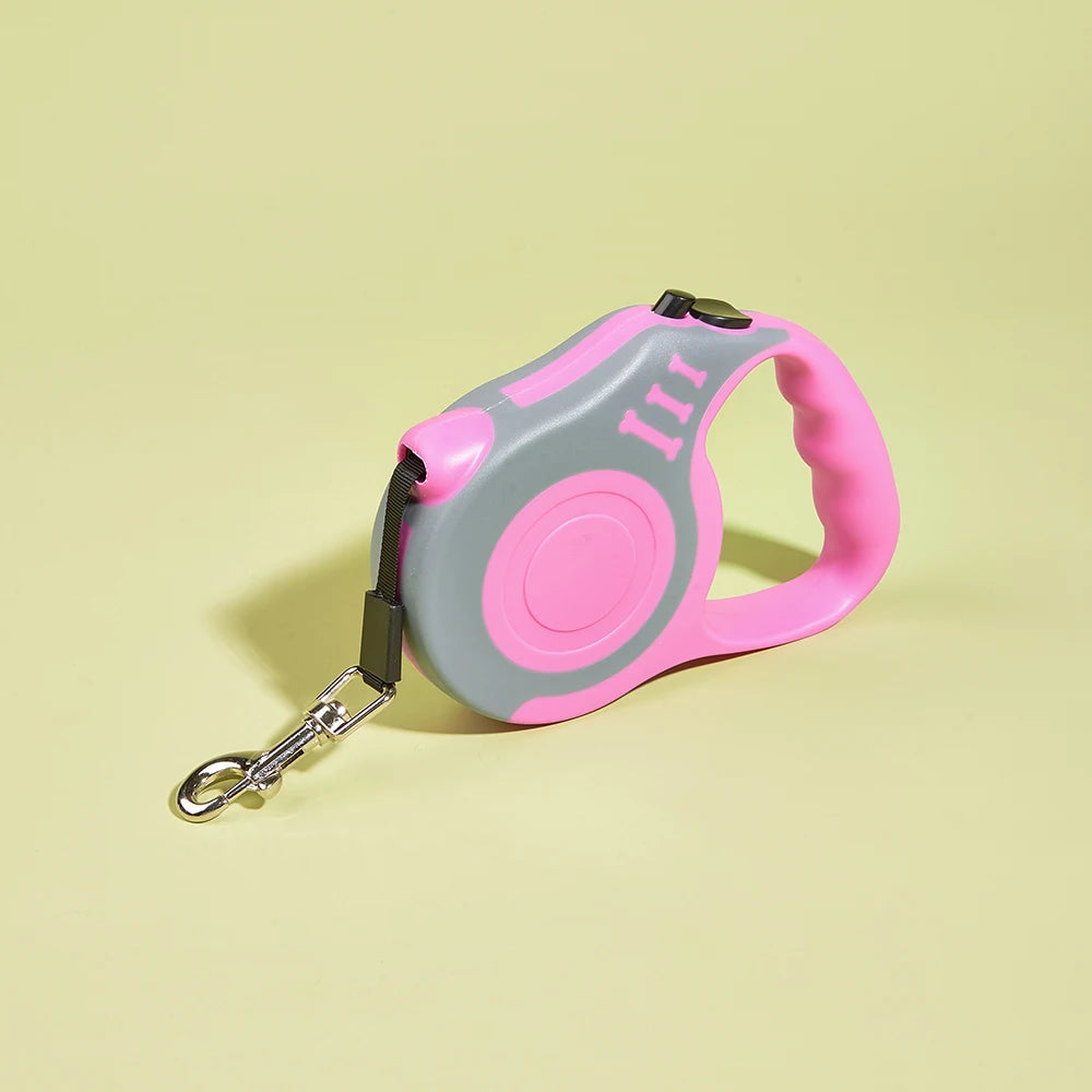 Pawmi™ FlexLeash – Retractable Nylon Dog Leash for Safe & Comfortable Walks